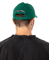 SKULL & ROSES CAP CORDUROY GREEN